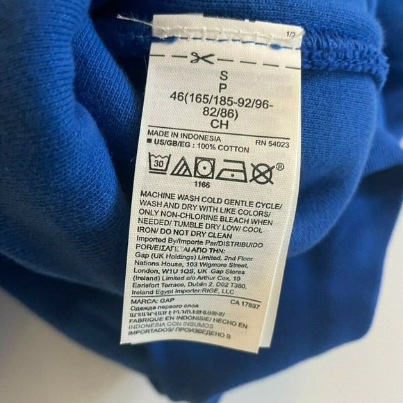 Gap x Yeezy Blue Unisex Hoodie Small - Picture 6 of 7